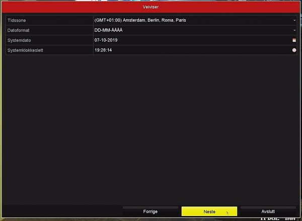 Netcam Hikvision NVR03 dato