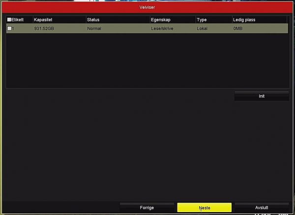 Netcam Hikvision NVR07 harddisk