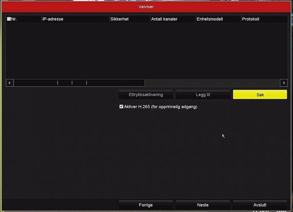 Netcam Hikvision NVR09 uten kameraer