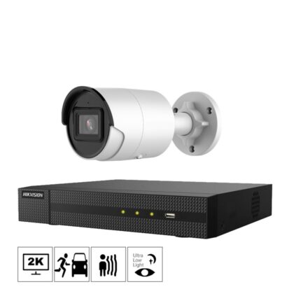 Netcam Hikvision kamera pakke 4MP Acusense 2046G2-1
