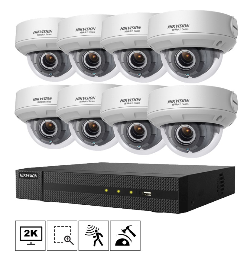 Netcam Hikvision kamera pakke 4MP zoom D640H-8