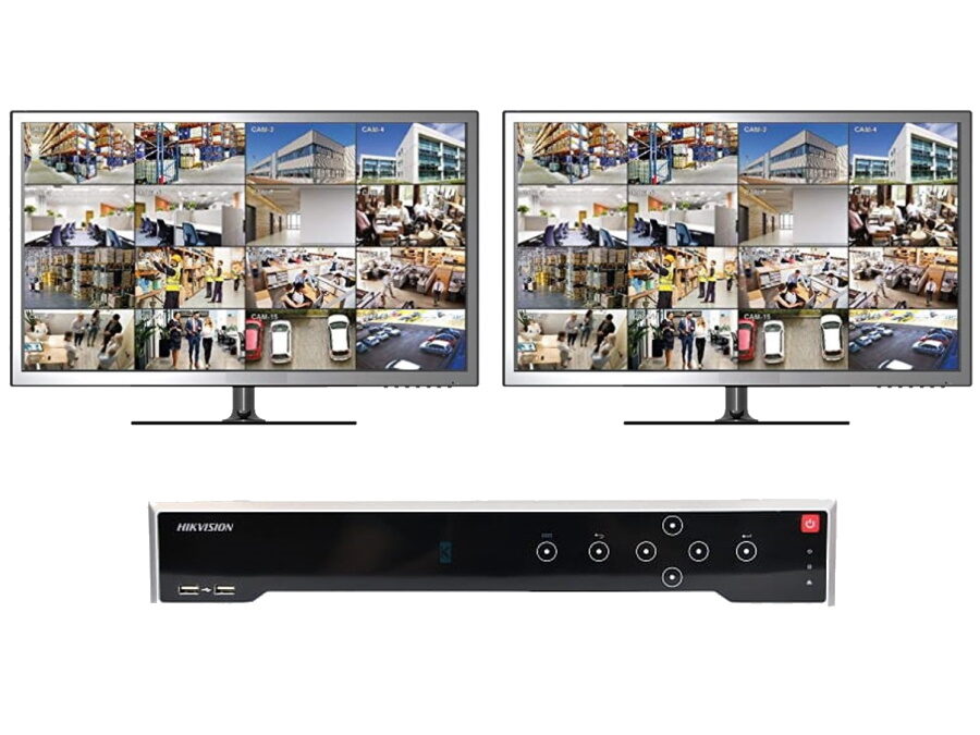 Overvåkning med flere skjermer