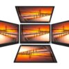 Liten flat 12" skjerm IPS LED 2K 2560*1440