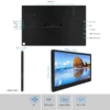Liten flat 12" skjerm IPS LED 2K 2560*1440