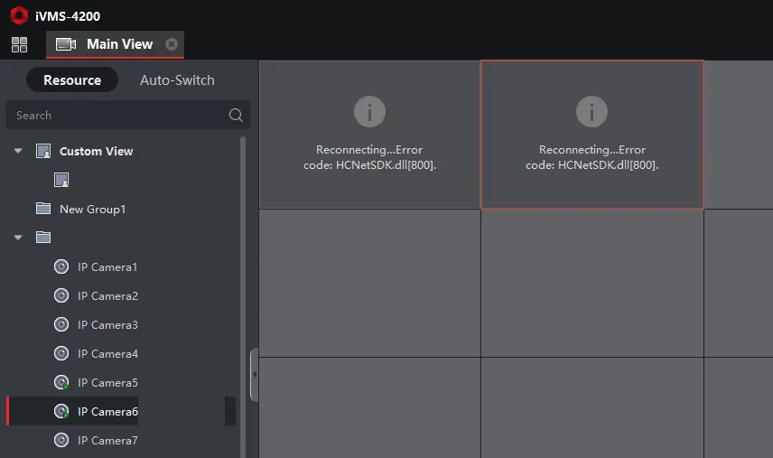 Avspillings-feil med feilkode 800