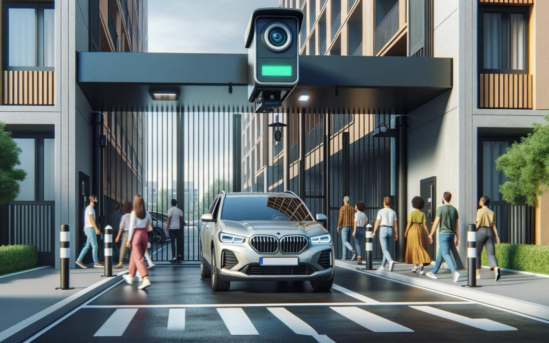 Bilskiltgjenkjenning og åpning av bom eller garasje