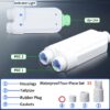 Vanntett POE-extender fra 1 POE+-port til 2 POE-porter