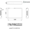 Hikvision mini SSD NVR med POE-switch og 1TB SSD-disk