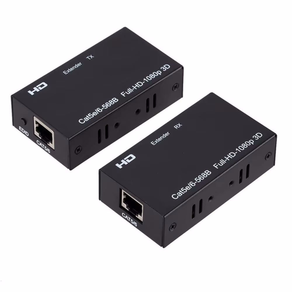 HDMI-extender via nettverkskabel