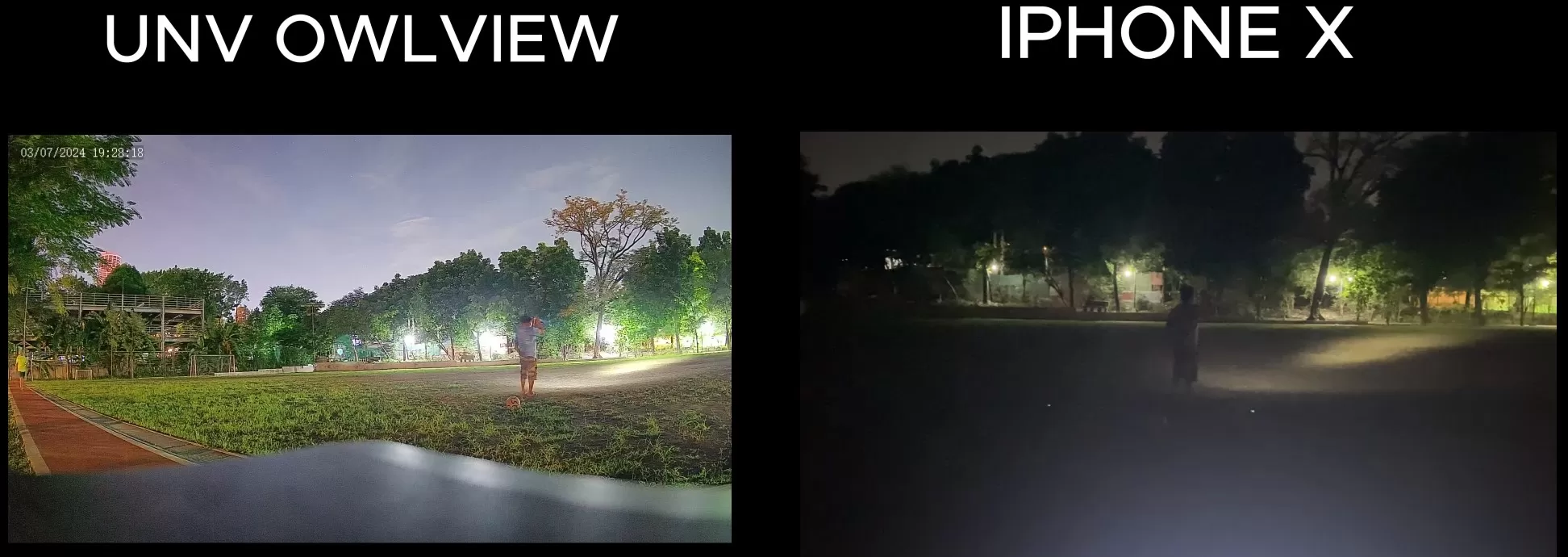 Uniview kamerasystem med 4 x 4MP AI Owlview Colorhunter-kameraer