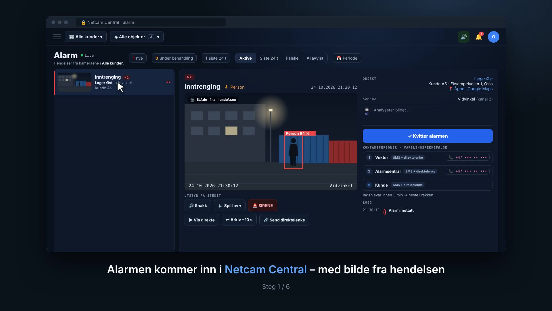 AI-alarmsentral